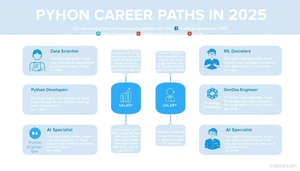 Python career paths and salary ranges in 2025